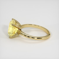 7.69 Ct. Sapphire Ring, 18K Yellow Gold 4