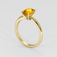 1.66 Ct. Yellow Sapphire Ring, 18K Yellow Gold 2