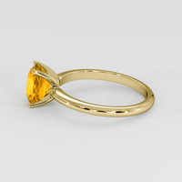 1.66 Ct. Yellow Sapphire Ring, 18K Yellow Gold 4