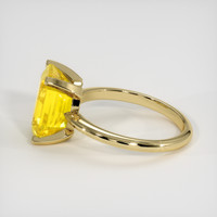 3.77 Ct. Sapphire Ring, 18K Yellow Gold 4