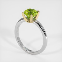 1.31 Ct. Gemstone Ring, 14K Yellow & White 2