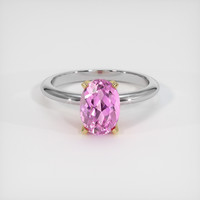 2.16 Ct. Gemstone Ring, 14K Yellow & White 1