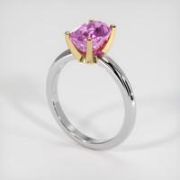 2.16 Ct. Gemstone Ring, 14K Yellow & White 2