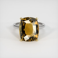 8.54 Ct. Gemstone Ring, 14K Yellow & White 1