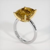 8.54 Ct. Gemstone Ring, 14K Yellow & White 2