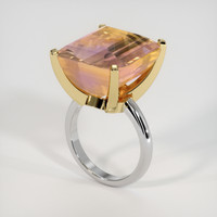 21.99 Ct. Gemstone Ring, 14K Yellow & White 2