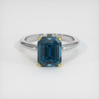 2.72 Ct. Gemstone Ring, 14K Yellow & White 1