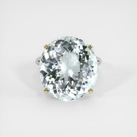 18.94 Ct. Gemstone Ring, 14K Yellow & White 1