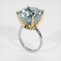 18.94 Ct. Gemstone Ring, 14K Yellow & White 2