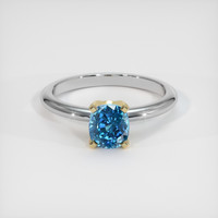 1.85 Ct. Gemstone Ring, 14K Yellow & White 1