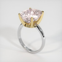7.06 Ct. Gemstone Ring, 14K Yellow & White 2