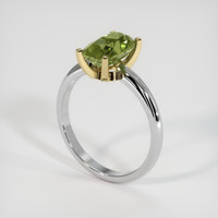 1.79 Ct. Gemstone Ring, 14K Yellow & White 2