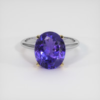 4.42 Ct. Gemstone Ring, 14K Yellow & White 1