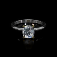 1.18 Ct. Gemstone Ring, 14K Yellow & White 1