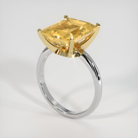 4.87 Ct. Gemstone Ring, 14K Yellow & White 2