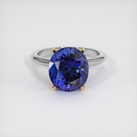 6.65 Ct. Gemstone Ring, 14K Yellow & White 1