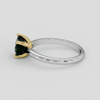 1.88 Ct. Bluish Green Sapphire Ring, 14K Yellow & White 4
