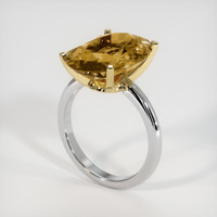 8.55 Ct. Gemstone Ring, 18K Yellow & White 2