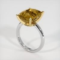 8.54 Ct. Gemstone Ring, 18K Yellow & White 2