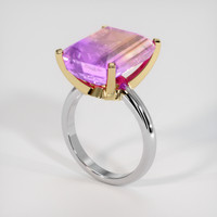 11.55 Ct. Gemstone Ring, 18K Yellow & White 2