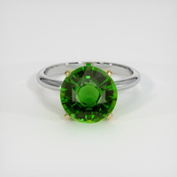 3.58 Ct. Gemstone Ring, 18K Yellow & White 1