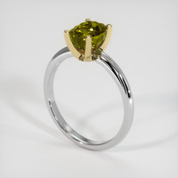 1.69 Ct. Gemstone Ring, 18K Yellow & White 2