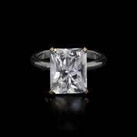 4.74 Ct. Gemstone Ring, 18K Yellow & White 1