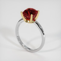 3.10 Ct. Gemstone Ring, 18K Yellow & White 2