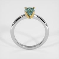 0.88 Ct. Sapphire Ring, 18K Yellow & White 3