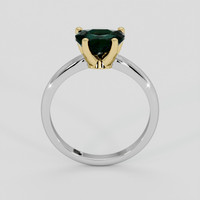 1.88 Ct. Bluish Green Sapphire Ring, 18K Yellow & White 3