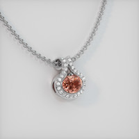 1.35 Ct. Sapphire Pendant, Platinum 950 2