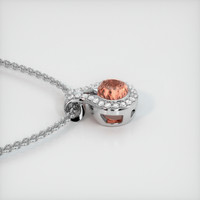 1.35 Ct. Sapphire Pendant, Platinum 950 3