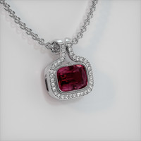 17.36 Ct. Gemstone Pendant, 14K White Gold 2