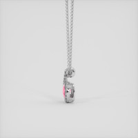 2.02 Ct. Padparadscha Sapphire Pendant, 14K White Gold 3