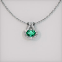 Emerald Pendant 1.62 Ct. 18K White Gold Preview