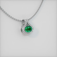 Emerald Pendant 1.62 Ct. 18K White Gold Preview