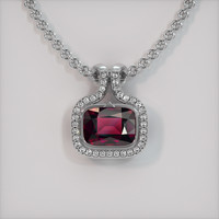 17.36 Ct. Gemstone Pendant, 18K White Gold 1