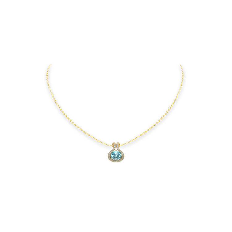 Jewelry image on model