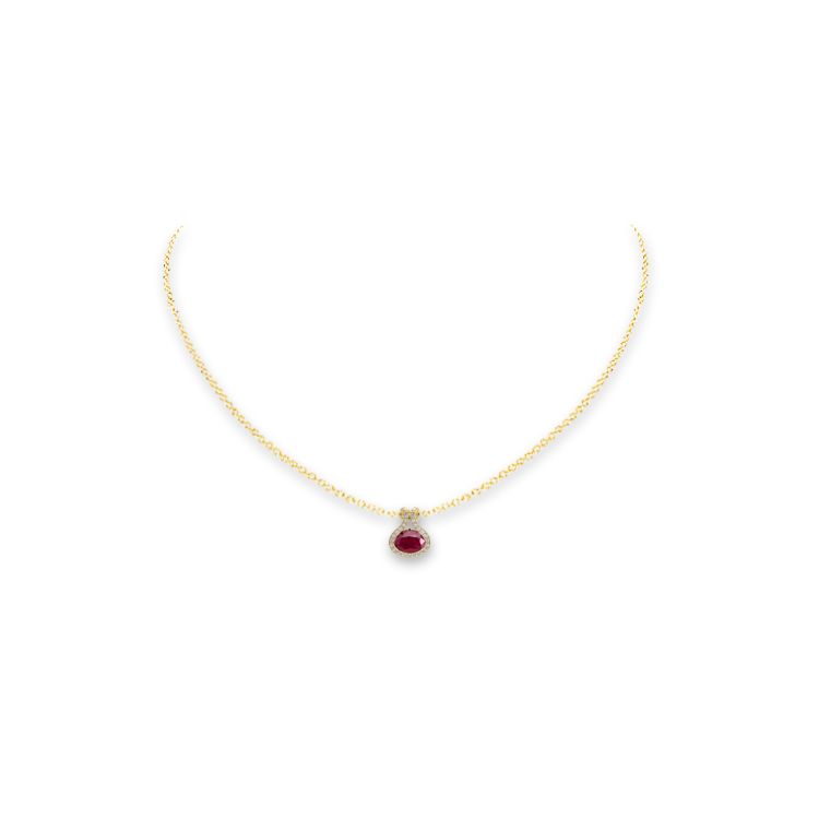 Jewelry image on model