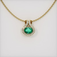 Emerald Pendant 1.62 Ct., 18K Yellow Gold Preview