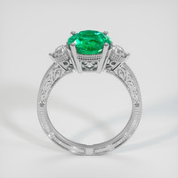 2.11 Ct. Emerald Ring, Platinum 950 3