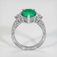 2.09 Ct. Emerald Ring, Platinum 950 3