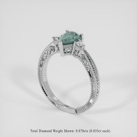 1.32 Ct. Alexandrite Ring, Platinum 950 2