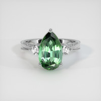 3.68 Ct. Gemstone Ring, Platinum 950 1