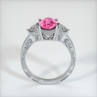 2.09 Ct. Pink Sapphire Ring, Platinum 950 3