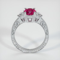 1.24 Ct. Ruby Ring, Platinum 950 3