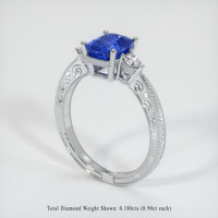 1.90 Ct. Sapphire Ring, Platinum 950 2