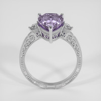 3.56 Ct. Violet Sapphire Ring, Platinum 950 3