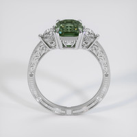 1.85 Ct. Green Sapphire Ring, Platinum 950 3