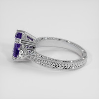 2.31 Ct. Purple Sapphire Ring, Platinum 950 4